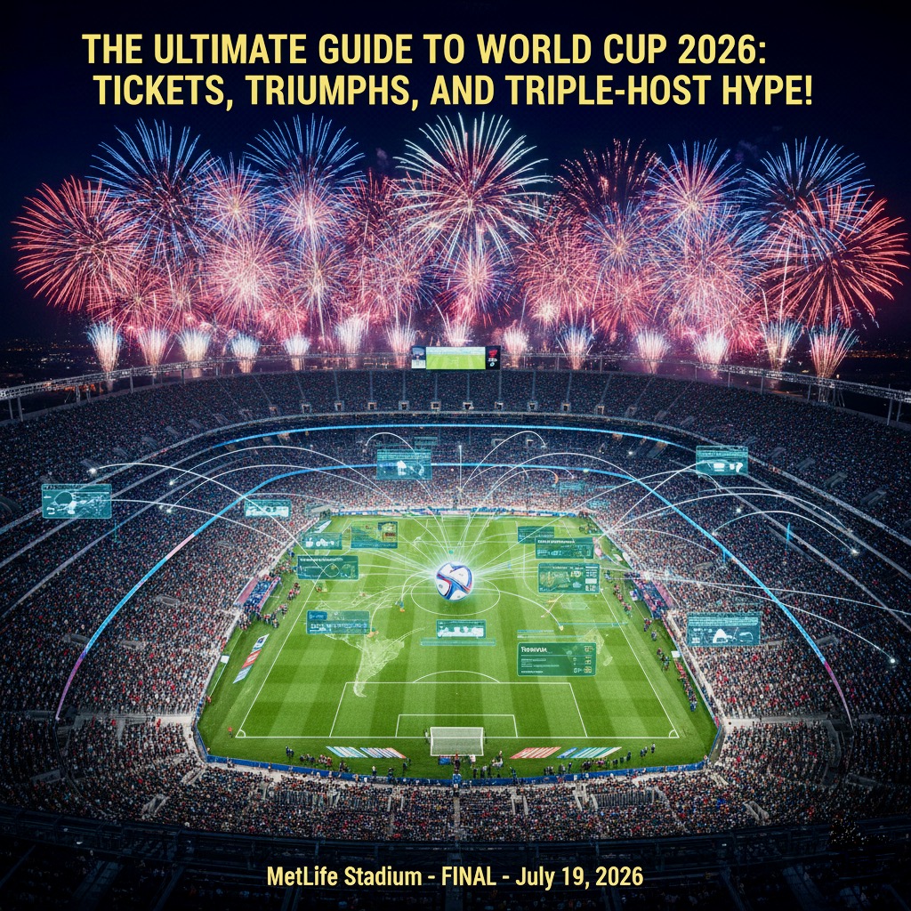 The Ultimate Guide to World Cup 2026: Tickets, Triumphs, and Triple-Host Hype!